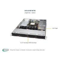 Supermicro SuperServer 510P-WTR - 2.000 GB - NVMe