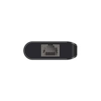 Belkin AVC008BTSGY - USB 3.2 Gen 1 (3.1 Gen 1) Type-C - HDMI - RJ-45 - USB 3.2 Gen 1 (3.1 Gen 1) Type-A - USB 3.2 Gen 1 (3.1 Gen 1) Type-C - SD - 5000 Mbit/s - Schwarz - Grau - 100 W