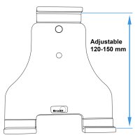 Brodit Passive holder with tilt swivel - Halterung...