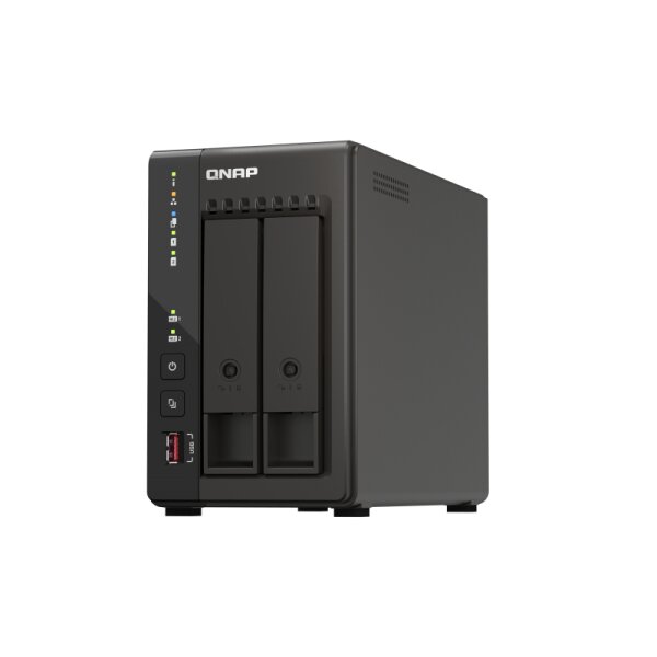 QNAP TS-253E - NAS - Tower - Intel® Celeron® - J6412 - Schwarz