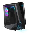 Gigabyte AORUS C700 GLASS PC-Gehäuse – Full-Tower - unterstützt bis zu E-ATX & 420-mm-Radiatoren - vorinstallierte 5x 120-mm-Lüfter - USB 3.1 Typ-C - RGB Fusion - Full Tower - PC - Schwarz - ATX - EATX - micro ATX - Mini-ITX - Aluminium - Glas - Kunststof