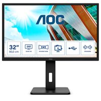 AOC P2 Q32P2 - 80 cm (31.5 Zoll) - 2560 x 1440 Pixel - 2K Ultra HD - LED - 4 ms - Schwarz