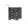 Delock PCI Express x1 Karte zu 4 x extern USB Typ-A Buchse SuperSpeed USB (USB 3.2 Gen 1) - PCIe - USB 3.2 Gen 1 (3.1 Gen 1) - PCIe 2.0 - China - 5 Gbit/s - 0 - 40 °C