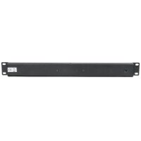Intellinet 12-Port Passives PoE-Patchpanel / Midspanlösung - Patchpanel mit 12 RJ45-Ports für Dateneingang und 12 RJ45-Ports für Datenausgang und Stromausgang - RJ-45 - Cat5e - Schwarz - Metall - Rackeinbau - 1U