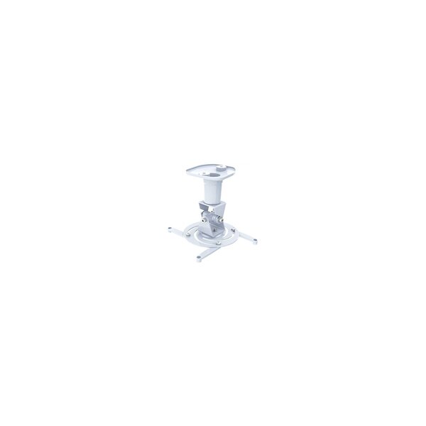 Techly Universal-Deckenhalterung für Beamer, Weiß