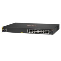 HPE 6000 24G Class4 PoE 4SFP 370W - Managed - L3 - Gigabit Ethernet (10/100/1000) - Power over Ethernet (PoE) - Rack-Einbau - 1U