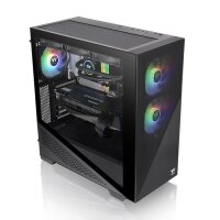 Thermaltake Divider 370 TG - Midi Tower - PC - Schwarz -...