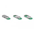 Delock 20656 - Aufspannplatte - Silber - Aluminium - 90 mm - 175 mm - 9 mm