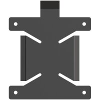 Iiyama Hochwertige Halterung zur Montage eines Mini-PCs oder Thin Clients PCs - Schelle - Schwarz - Metall - 100 x 100 mm - 1 Stück(e)