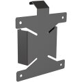 Iiyama Hochwertige Halterung zur Montage eines Mini-PCs oder Thin Clients PCs - Schelle - Schwarz - Metall - 100 x 100 mm - 1 Stück(e)