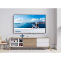 Manhattan USB-C auf HDMI 3-in-1 Docking-Konverter mit Power Delivery 100W HDMI 4K30Hz USB-A 5Gbit/s Buchsen Passthrough-Ladeanschl.