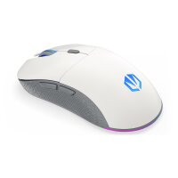 ENDORFY GEM Plus Wireless Onyx White - Beidhändig - Optisch - RF Wireless + USB Type-C - 26000 DPI - Weiß