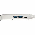 StarTech.com USB-C PCIe Karte mit 5 Ports - 10 Gbit/s USB 3.2 Gen 2 PCIe-Karte mit 1x USB-C & 2x USB-A - 1x 2-Port IDC (interne 5 Gbit/s USB-Header-Erweiterung) - USB-C PCI Express Controller Card - PCIe - USB 3.2 Gen 2 (3.1 Gen 2) - PCIe 3.0 - Rot - 1677