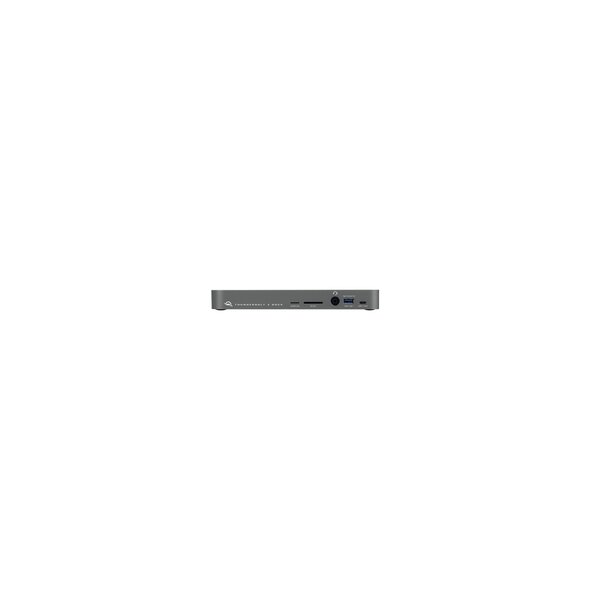 OWC OWCTB3DK14PSG - Kabelgebunden - Thunderbolt 3 - 85 W - 3,5 mm - Grau - MicroSD (TransFlash) - MicroSDHC - MicroSDXC - SD - SDHC - SDXC