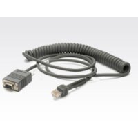 Zebra RS232 Cable - 2,7 m - DB-9 - RS-232 - Grau