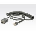 Zebra Motorola RS232 Cable - 2,7 m - DB-9 - RS-232 - Grau