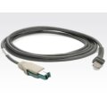 Zebra Motorola USB Cable Power+ - Grau - 2,1 m