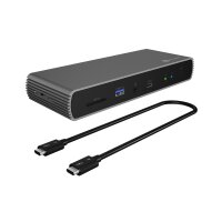 ICY BOX IB-DK8801-TB4 - Kabelgebunden - Thunderbolt 4 -...