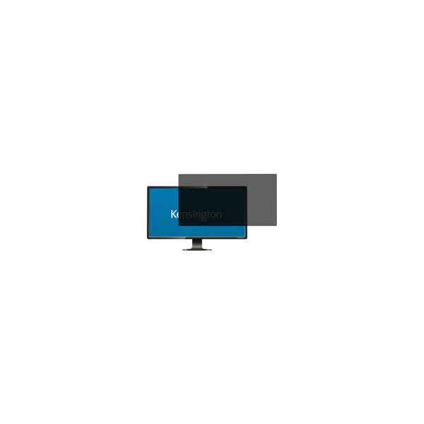 Kensington Blickschutzfilter - 2-fach - abnehmbar für 23,8" Bildschirme 16:9 - 60,5 cm (23.8") - 16:9 - Monitor - Rahmenloser Blickschutzfilter - Antireflexbeschichtung - Privatsphäre - 70 g