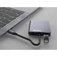 SANDBERG USB-C Dock 2xHDMI+USB+PD