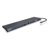 ICY BOX IB-DK2102-C - Kabelgebunden - USB 3.2 Gen 1 (3.1...