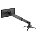 Techly ICA-PM 21 - Wand - 15 kg - Schwarz - Kunststoff - Stahl - 180° - -15 - 15°
