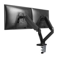 Techly Schreibtischhalterung für 2 LCD TV LED 17-32 Klemme Gasfeder