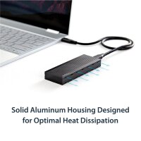 StarTech.com USB-C 10 Gbit/s auf M.2 NVMe SSD-Gehäuse - Tragbares externes M.2 NGFF PCIe Aluminiumgehäuse - 1GB/s Read/Write - Unterstützt 2230 - 2242 - 2260 - 2280 - TB3 kompatibel - Mac & PC - SSD-Gehäuse - M.2 - M.2 - 10 Gbit/s - USB Anschluss - Schwar