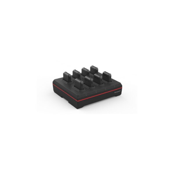 HONEYWELL 8 bay battery charger for 8675i - Schwarz - 8675i - 1 Stück(e)