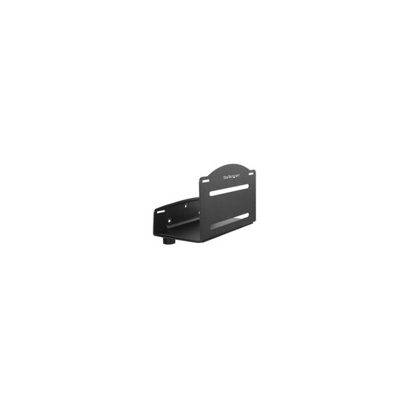 StarTech.com CPU Halterung - verstellbare Computer Wandhalterung - CPU-Halterung für Wandmontage - Universal - 10 kg - Schwarz - Stahl - Senkrecht
