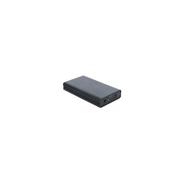 Delock Externes Gehäuse für 3.5? SATA HDD mit SuperSpeed USB (USB 3.1 Gen 1) - HDD-Gehäuse - 3.5" - SATA - 5 Gbit/s - USB Anschluss - Schwarz