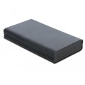Delock Externes Gehäuse für 3.5? SATA HDD mit SuperSpeed USB (USB 3.1 Gen 1) - HDD-Gehäuse - 3.5" - SATA - 5 Gbit/s - USB Anschluss - Schwarz
