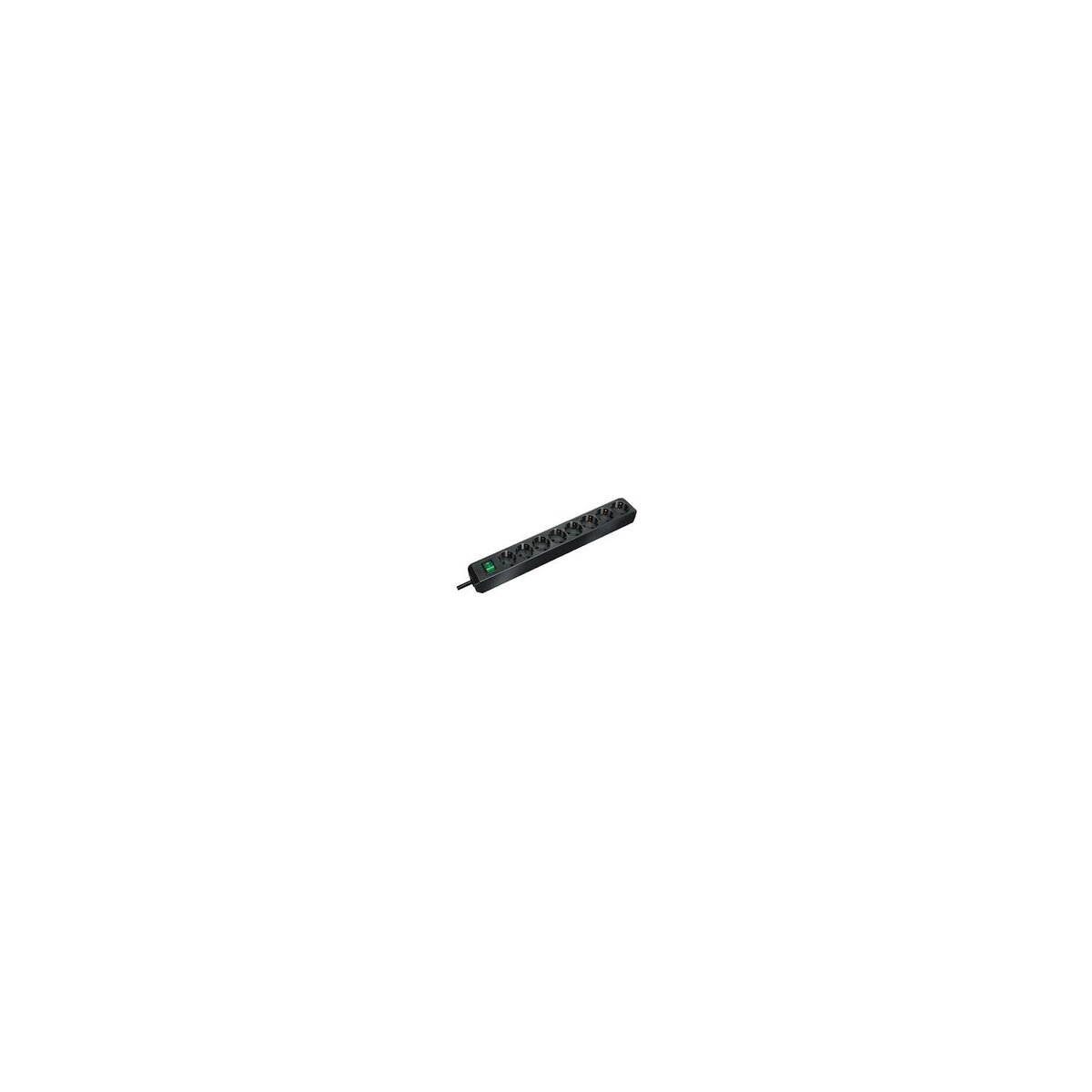 Brennenstuhl 1159300018 - 3 m - Schwarz - Kunststoff - 8 AC-Ausgänge - Schwarz - 1 Stück(e)