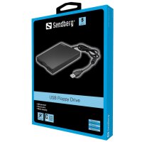 SANDBERG USB Floppy Mini Reader - Laufwerk - Diskette...
