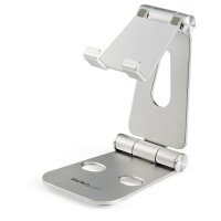 StarTech.com Handy und Tablet Ständer - Faltbarer Universalhalter für Smartphones und Tablets(4 bis 13 Zoll) - Verstellbar - ergonomisch mit mehreren Winkeln für den Schreibtisch - tragbar - Handy/Smartphone - Tablet/UMPC - Multimedia-Ständer - Tisch/Bank