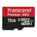 Transcend 16GB microSDHC Class 10 UHS-I - 16 GB - MicroSDHC - Klasse 10 - MLC - 90 MB/s - Class 1 (U1)