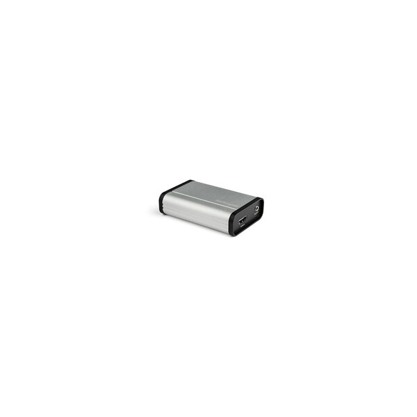 StarTech.com HDMI auf USB-C Video Capture Gerät 1080p 60fps - UVC - Externes USB 3.0 Typ C Aufnahme-/Live-Streaming - HDMI Audio/Video Recorder Adapter - Funktioniert mit USB-C/USB-A/Thunderbolt 3 - Schwarz - Silber - USB 3.2 Gen 1 (3.1 Gen 1) - 1920 x 10