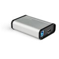StarTech.com HDMI auf USB-C Video Capture Gerät 1080p 60fps - UVC - Externes USB 3.0 Typ C Aufnahme-/Live-Streaming - HDMI Audio/Video Recorder Adapter - Funktioniert mit USB-C/USB-A/Thunderbolt 3 - Schwarz - Silber - USB 3.2 Gen 1 (3.1 Gen 1) - 1920 x 10