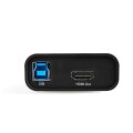 StarTech.com HDMI auf USB-C Video Capture Gerät 1080p 60fps - UVC - Externes USB 3.0 Typ C Aufnahme-/Live-Streaming - HDMI Audio/Video Recorder Adapter - Funktioniert mit USB-C/USB-A/Thunderbolt 3 - Schwarz - Silber - USB 3.2 Gen 1 (3.1 Gen 1) - 1920 x 10