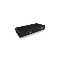 ICY BOX IB-DK2251AC - Kabelgebunden - USB 3.2 Gen 2 (3.1...