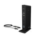 ICY BOX IB-DK2251AC - Kabelgebunden - USB 3.2 Gen 2 (3.1 Gen 2) Type-A - 3,5 mm - 10,100,1000 Mbit/s - Schwarz - 5 Gbit/s