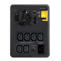 APC Back-UPS 2200 VA - 230 V - AVR - 6 IEC Ausgänge - Line-Interaktiv - 2,2 kVA - 1200 W - Sine - 140 V - 300 V