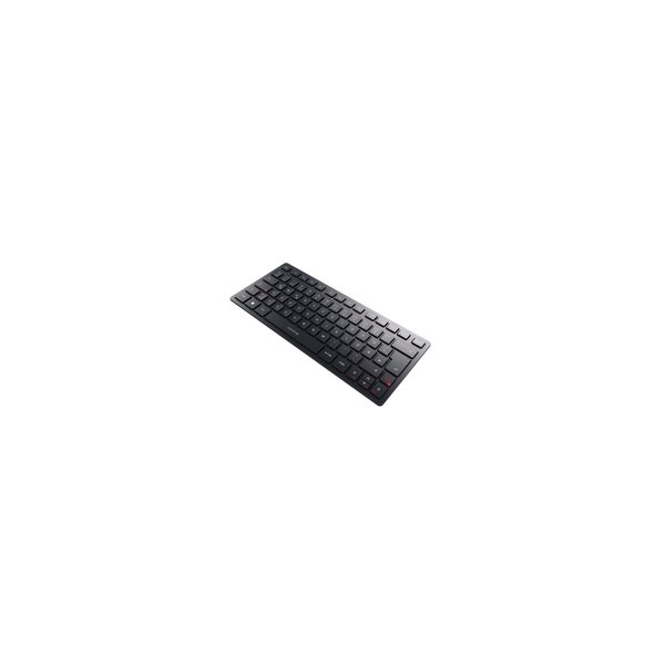 Cherry KW 9200 MINI - 75% - Verkabelt & Kabellos - USB + RF Wireless + Bluetooth - Scherenschalter - QWERTZ - Schwarz