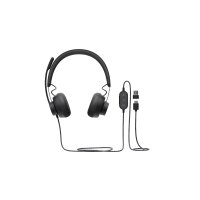 Logitech Zone - Kabelgebunden - Anrufe/Musik - 211 g - Kopfhörer - Graphit