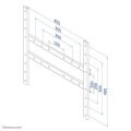Neomounts VESA Conversion Plate FPMA-VESA425 - Montagekomponente (Adapterplatte) für TV - Schwarz