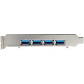 StarTech.com USB PCIe Adapter mit 4 Anschlüssen - 10 Gbit/s USB 3.2 Gen 2 Typ-A PCI Express Erweiterungskarte mit 2 Controllern - 4x USB-A - USB-PCIe-Schnittstellenkarte - Windows/Mac/Linux - PCIe - USB 3.2 Gen 2 (3.1 Gen 2) - PCIe 3.0 - SATA 15-Pin - Sch