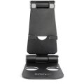 StarTech.com Universal Handy und Tablet Halterung - Faltbar - Multi-Winkel - Schwarz - Handy/Smartphone - Tablet/UMPC - Passive Halterung - Universal - Schwarz