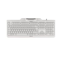 Cherry KC 1000 SC - Tastatur - 105 Tasten QWERTZ - Grau, Weiß