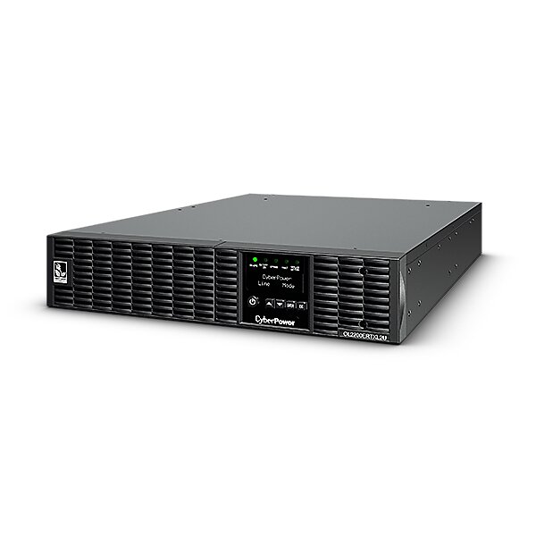 CyberPower Systems CyberPower OL2200ERTXL2U Doppelwandler Online USV 2200VA/2000W Tower/Rack 2U - ECO Mode - LCD - USB - Expansion Port für opt. Netzwerkkarten - Anschluss f. opt. Batterieerweiterung inkl. 19" Railkit - Doppelwandler (Online) - 2,2 kVA -
