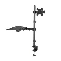 IC Intracom Tischhalterung mit Monitorarm und Notebookablage